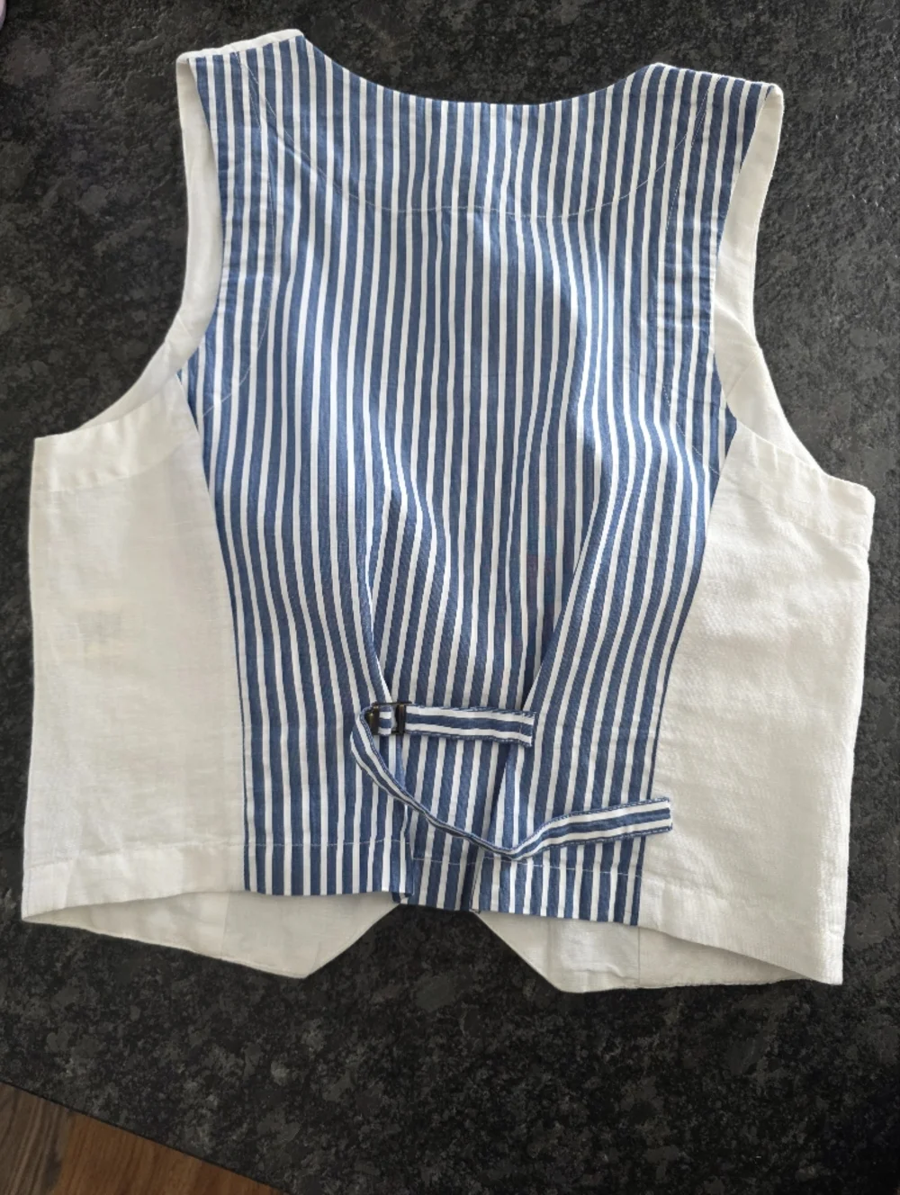 NWT Little white Top Anthropology Porridge Vest Medium - Picture 4 of 8